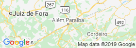 Alem Paraiba map